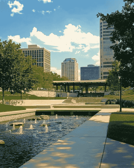 Bicentennial Park Columbus Views Diamond Painting