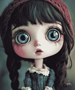 Big Eyes Cartoon Doll Diamond Painting