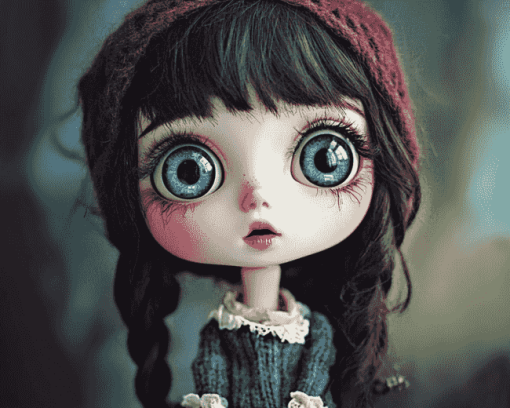 Big Eyes Cartoon Doll Diamond Painting