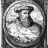 Black And White Gerardus Mercator Diamond Painting