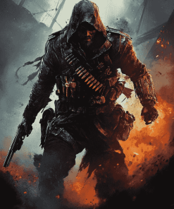 Black Ops Video Game Diamond Painting