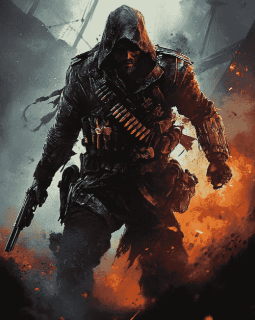 Black Ops Video Game Diamond Painting