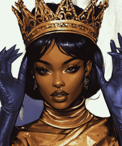 Black Queens of Animation Diamond Painting