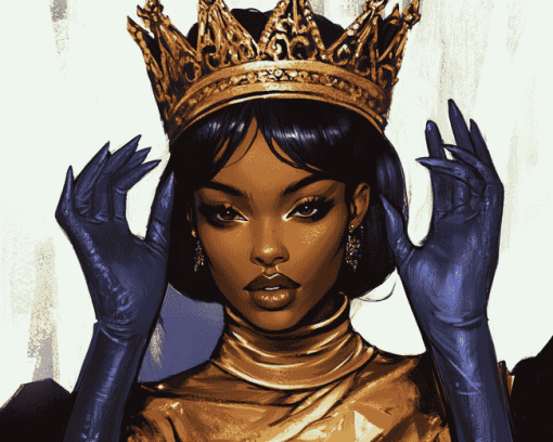 Black Queens of Animation Diamond Painting