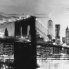 Black White Brooklyn Bridge Diamond Painting