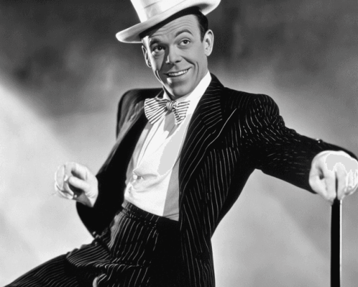 Black and White Fred Astaire Diamond Painting