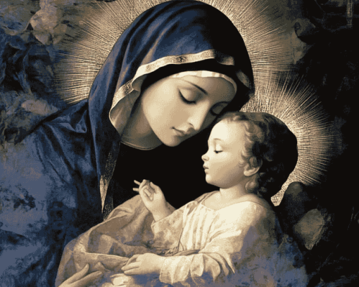 Blessed Mother Classic Diamond Painting