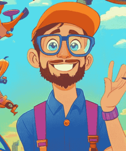 Blippi Animation Art Diamond Painting