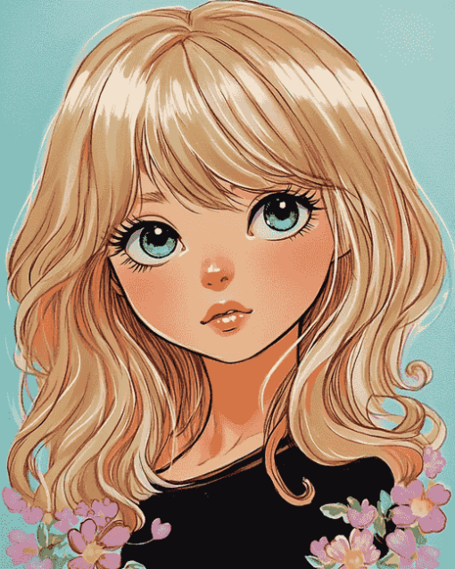 Blond Fairy Girl Diamond Painting