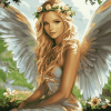 Blondy Ariel Angel Animation Diamond Painting