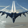 Blue Angels Jet Formation Diamond Painting