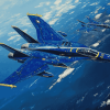 Blue Angels Jets Diamond Painting