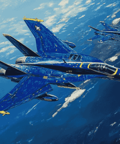 Blue Angels Jets Diamond Painting