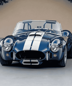 Blue Ford Shelby Cobra Car Diamond Painting