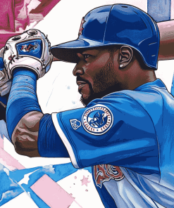 Blue Jays Baseball Diamond Painting