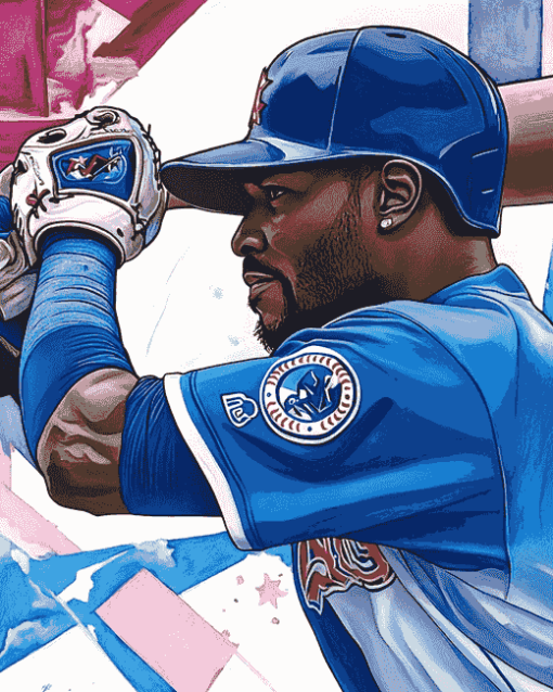 Blue Jays Baseball Diamond Painting