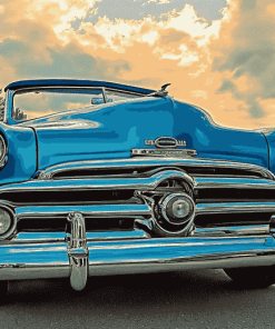 Blue Mercury Convertible Diamond Painting