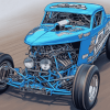 Blue Sprint Car Engine Diamond Painting