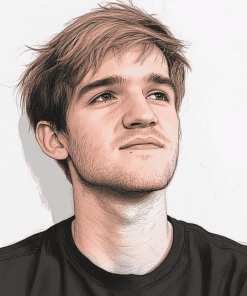 Bo Burnham Celebrity Portrait Diamond Painting