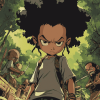 Boondocks Anime Series Diamond Painting