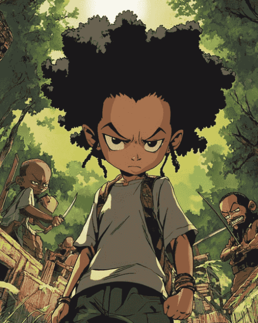 Boondocks Anime Series Diamond Painting