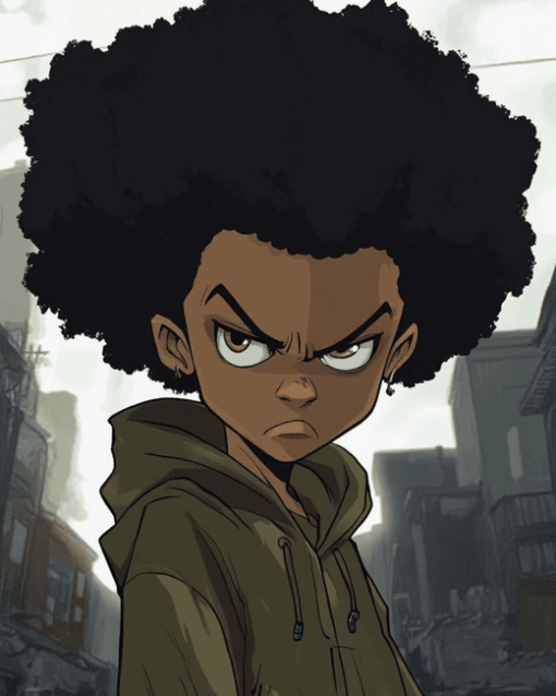 Boondocks Anime Stars Diamond Painting