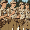 Boy Scouts Animated Diamond Painting