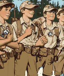 Boy Scouts Animated Diamond Painting