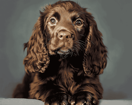 Boykin Spaniel Puppy Dogs Diamond Painting