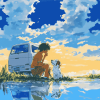 Boys and Dogs Anime Diamond Painting