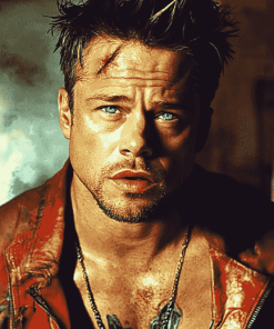 Brad Pitt Movie Icons Diamond Painting