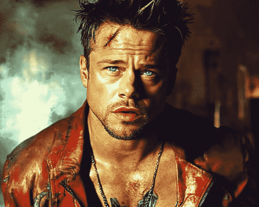 Brad Pitt Movie Icons Diamond Painting