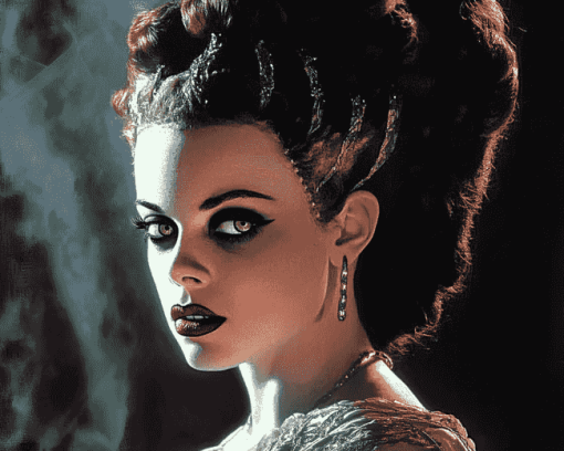 Bride Of Frankenstein Movie Diamond Painting