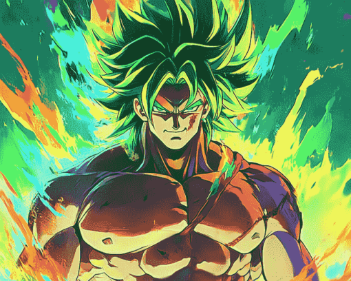 Broly Dragon Ball Anime Diamond Painting