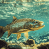 Brown Trout Underwater Diamond Painting