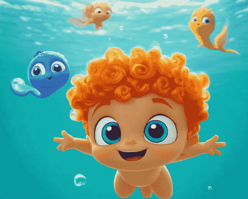 Bubble Guppies Animation Diamond Painting