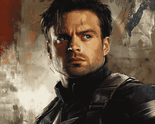 Bucky Barnes Celebrity Diamond Painting