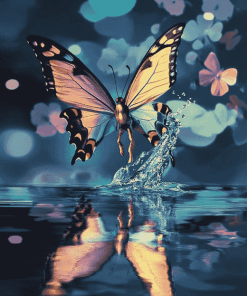 Butterfly Animation Delights Diamond Painting