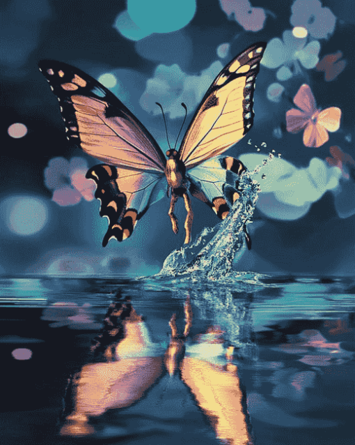 Butterfly Animation Delights Diamond Painting