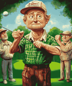 Caddyshack Cartoon Diamond Painting