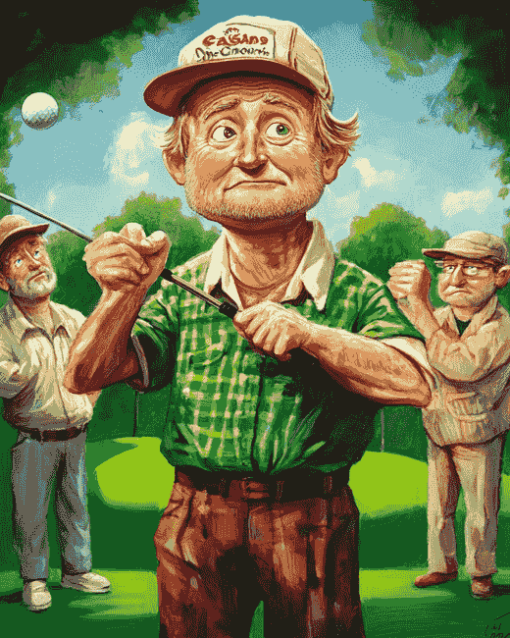 Caddyshack Cartoon Diamond Painting