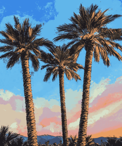 California Palm Trees Diamond Painting