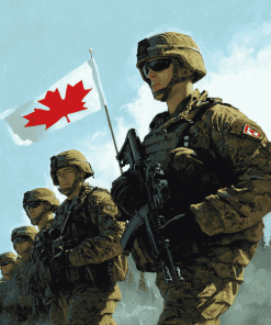 Canadian Military Soldiers Diamond Painting