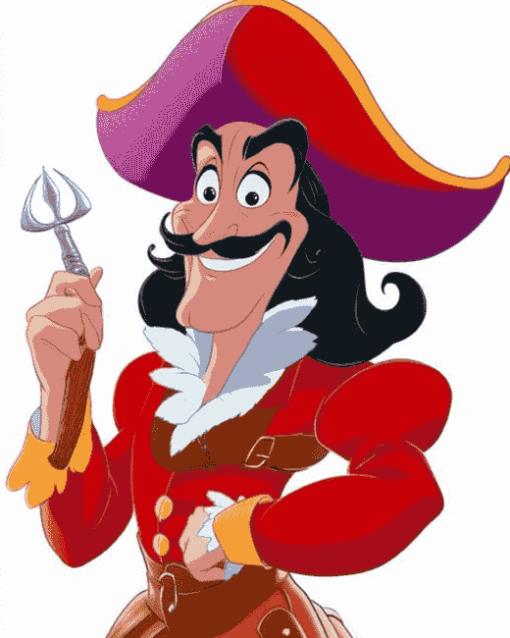 Captain Hook Animation Diamond Painting