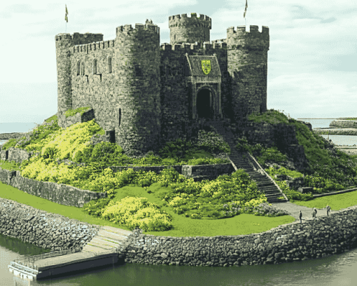 Carrickfergus Castle Diamond Painting