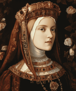 Catherine Of Aragon Vintage Queens Diamond Painting