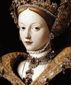 Catherine of Aragon Vintage Diamond Painting