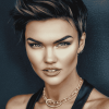 Celebrity Ruby Rose Diamond Painting