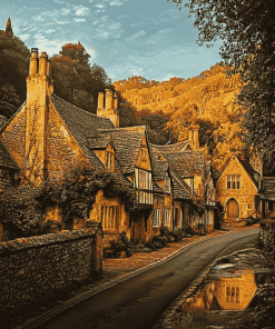 Charming English Villages Diamond Painting