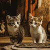 Charming Kitten Companions Diamond Painting